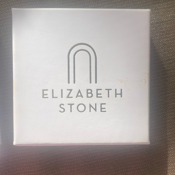 Elizabeth Stone gold earrings NWOT - Picture 5 of 5